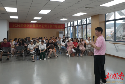 怀化市成功举办基层文艺骨干创作培训班 助力文艺事业繁荣发展